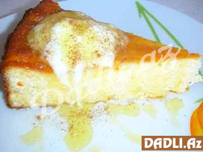 Kəsmikli diyetik piroq resepti