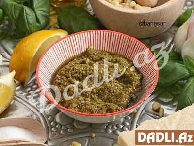 Pesto sousu resepti