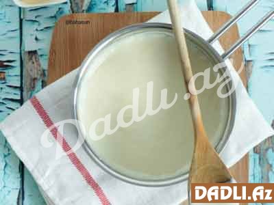 Klassik Beşamel sousu və ya Ağ sous resepti