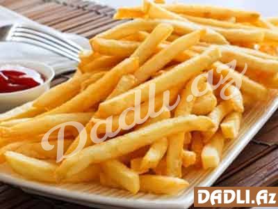 Kartof qızartmasına sirkə tökün...