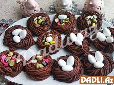 Quş yuvası peçenyesi resepti