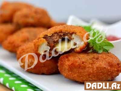 Pendirli soğan halqalı küftə resepti - Video resept