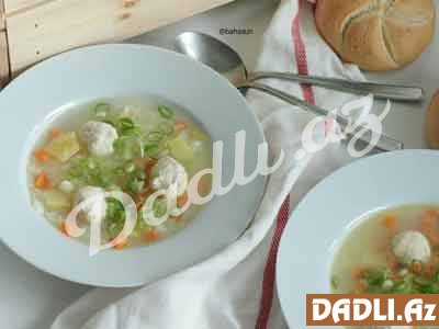 Toyuq küftəcikli uşaq şorbası resepti