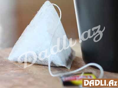 Paket çayları içdikdən sonra atmayın. Paketi fincandan çıxarıb