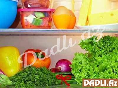 Qida məhsullarının soyuducuda saxlanılma qaydaları