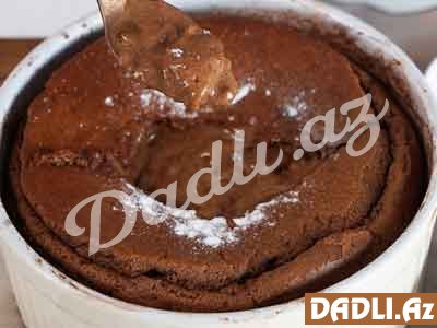 Şokoladlı böyük sufle resepti - Video resept