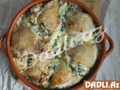 İspanaqlı toyuq sobada resepti