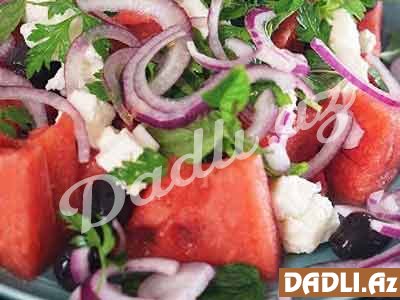 Qarpuz & pendir salatı resepti - Video resept