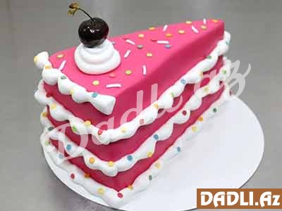 Dilim tort bəzədilmə resepti - Video resept