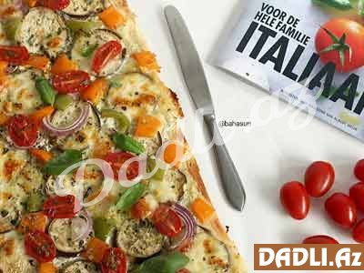 Badımcanlı pizza resepti