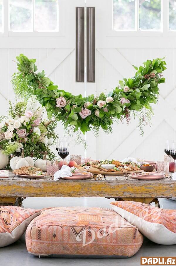 Ziyafət masası necə bəzədilməli?