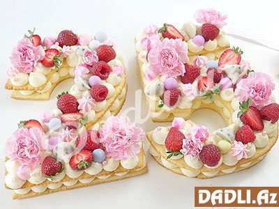 Rəqəmli tort resepti - Video resept