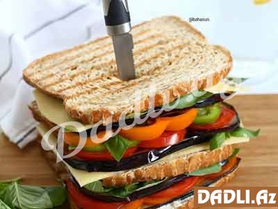 Badımcanlı sandwich resepti