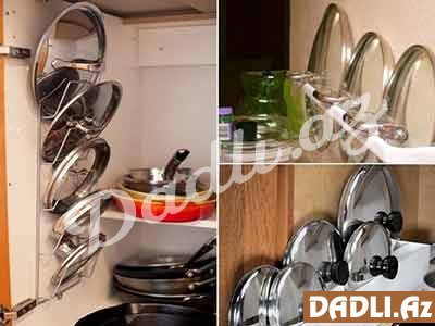 Mətbəx əşyalarını öz yerlərində saxlayın