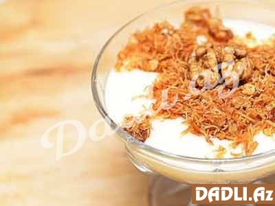 Kadayıtlı saqqızlı muhallebi resepti - Video resept