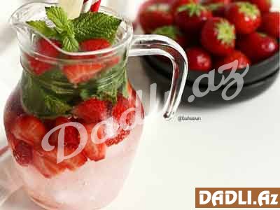 Çiyələkli moxito resepti