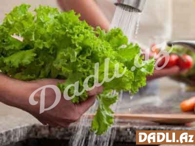 Meyvə və tərəvəzlərin yuyulması