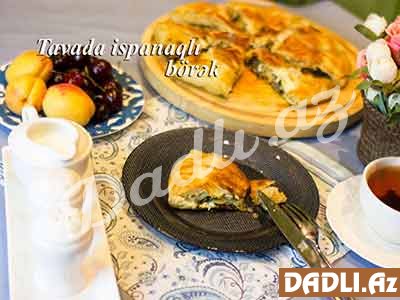 Tavada ispanaqlı börək resepti - Video resept