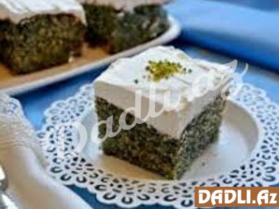 Cay süfrəniz üçün xaşxaşlı şirniyyat resepti