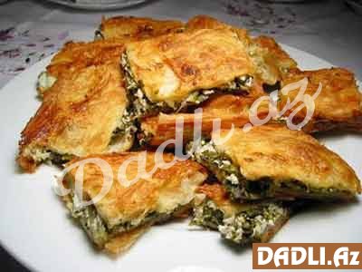 1 yuxa ilə tavada börək resepti - Video resept