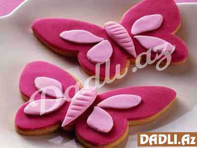 Kəpənək peçenyelər resepti