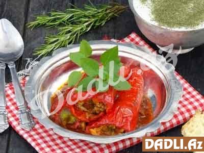 Souslu bibər dolması resepti - Video resept