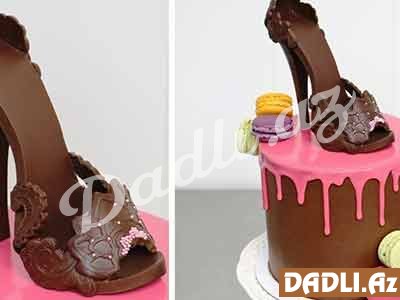 Stiletto tort bəzədilmə resepti - Video resept