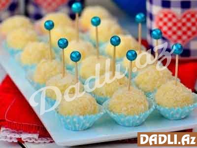 Pudinqli mannı topları resepti - Video resept