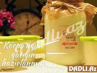 Körpə üçün qatıq resepti - Video resept