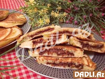 Surpriz nutellalı pankeks resepti