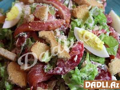 Qızılbalıqlı salat resepti - Video resept