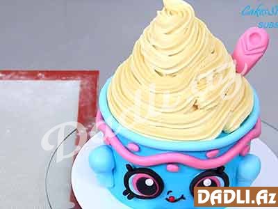 Uşaqlar üçün Yo-Chi tort bəzədilmə resepti - Video resept