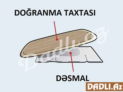 Doğranma taxtasının sürüşməməsi üçün...