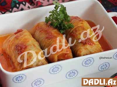 Heyvalı, bol göyərtili kələm dolma resepti