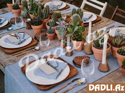 Masa qab düzmə nümunəsi