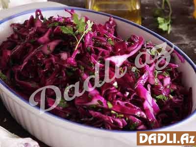 Qırmızı kələm salatı resepti