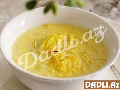 Zəfəranlı südlü vermişel resepti