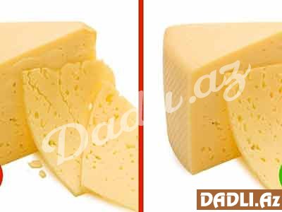 Gündəlik istifadə etdiyiniz ərzaqların keyfiyyətinin yoxlanması - Pendir