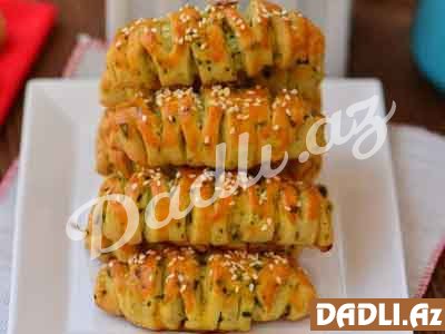 İspanaqlı qəfəs poğaça resepti - Video resept