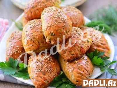 Qaymaqlı otlu poğaça resepti - Video resept