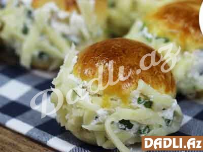 Saqqalı saçaqlı poğaça resepti - Video resept