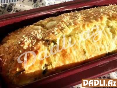 Pendirli-göyərtili keks resepti - Video resept