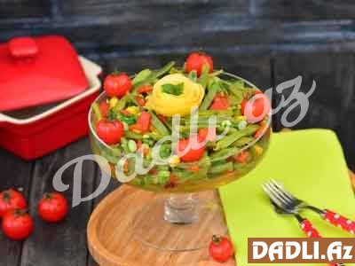 Zeytunyağlı təzə lobya resepti - Video resept