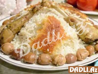 Qəbələ döşəmə plovu resepti - Video resept