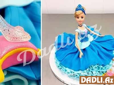 Sindirella tort bəzədilmə resepti - Video resept