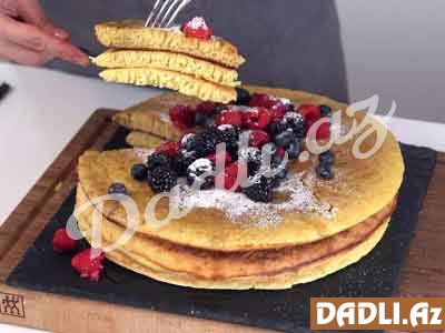 Böyük pankek resepti - Video resept