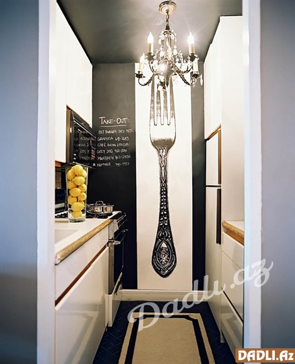 Ən yaxşı kiçik mətbəx idea və dizaynları (1. hissə)