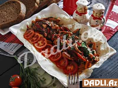 Tərəvəzli toyuq fahitosu resepti