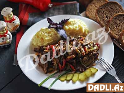 Can ətindən befstroqanov bolqar bibəri ilə resepti