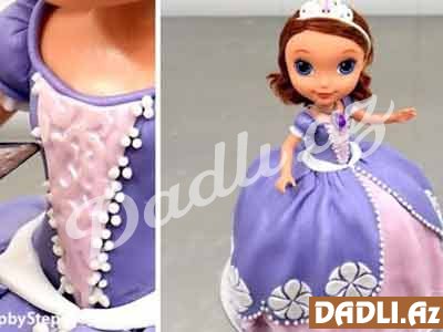 Sofia tort bəzədilmə resepti - Video resept